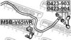 FEBEST MSB-V65WR Stabiliser Mounting